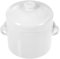GRIRIW 1 Pieza Olla De Cerámica Agua Taza De Estofado Ollas Con Tapa Olla De Porcelana Arcilla Esmalte Sopera De Porcelana Nido Servicio Guisar Taza De Sopa De Cerámica Taza Blanca