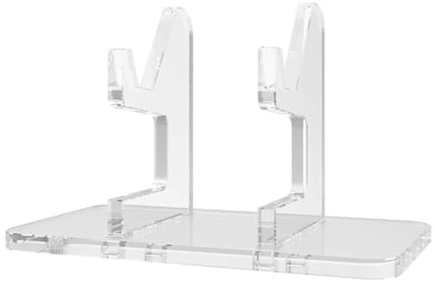 FUNNETOYU Support De Manette De Jeu Acrylique 5 Mm Rigide pour Bureau Et Rangement, Présentoir Simple Transparent Antichute, Accessoire Gaming Pratique pour Joueurs sur Étagère Ou Bureau