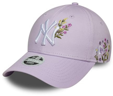 New Era New York Yankees Blumen 9Forty Women Cap Lila - One-Size