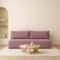 Sofello Ecksofa LUNO mit Schlaffunktion Beige – Moderne Cordsofa für Ihr Wohnzimmer, Schlaffläche: 204×144 cm (Poso 27 - Rosa)
