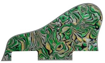 E-Gitarren-Schlagbrett hinten Für ES 335 Archtop Gitarre PickguardMulti Farbe Wahl(3/4)