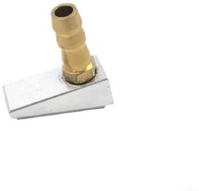 Wasserkühlung Einlass Pickup Bottom Dual Wassernippel Düse für RC Boot Katze, Kupfer-Aluminiumlegierung, Einzeleinlass-Optionen, Motorkühlsystem-Teile (einzelner Wassereinlass)