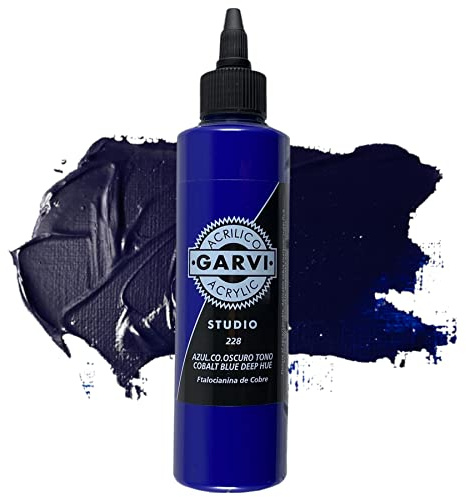 ACRÍLICO GARVI STUDIO 200ML 228 AZUL COBALTO OSCURO