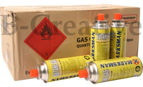 b-creative butano Gas conjuntos 4 8 16 56 Refill Recargas puede latas para barbacoa cocina de camping