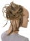 CAISHA XXL Haarteil Haargummi Daisy Dutt Hochsteckfrisuren Mit Geflochtenen Zöpfen Gewellt Kunstfaser Hitzebeständig DM17cm Braun Mix G6D