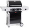 Barbecook Gasgrill-wagen mit Deckel und Grill-thermometer leistungsstark 12kW, schwarz, 124x55,7x118,8 cm