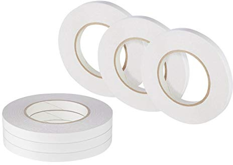 mashpaper doppelseitiges Klebeband 12mm Format wählbar 6, 9, 15, 19, 25, 30, 38, 50 mm 1 Rolle à 50 m transparent