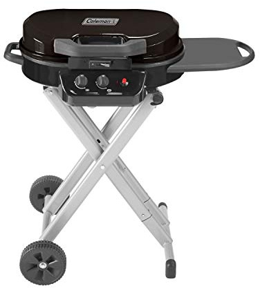 Coleman RoadTrip 225 Portable Propane Grill, 2-Burner Gas Grill with Matchless Ignition & Adjustable Temperature Control, 11,000 BTUs of Power for Grilling, Tailgating, Camping, BBQ, & More