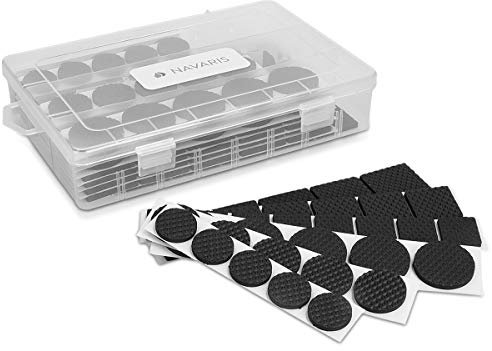 Navaris 215 almohadillas autoadhesivas de espuma para muebles - Protectores de espuma EVA para muebles - Protección para el suelo