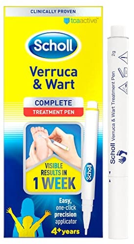 Scholl Verruca and Wart Complete Treatment Pen, 1 Count (Pack of 1)