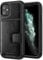 TECHGEAR iPhone 11 Case, Tough Armoured Card Wallet 360 Shock Proof Protective Case Cover with Card Slots Wallet & Stand Compatible with Apple iPhone 11 - Black