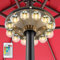 HONWELL LED Parasol Umbrella Lights,Outdoor Patio Umbrella Light,Battery Operated Cantilever Parasol Lights with 12 Clear Bulb, Dimmable Patio Tents Lighting Remote Control for Backyard,Camping Tents