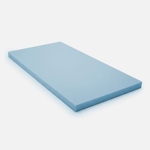 TOPDORMITORIOS - Plancha Espuma Premium 26 kG/m3, Ideal para sofá, tamaños a Medida, Libre de Moho, Hongos y bacterias - 100 cm x 200 cm x 3 cm
