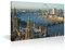 TISHIRON 1 Stück London England Skyline Wandkunst Themse Fluss Bilder für Schlafzimmer Leinwanddruck Poster Gemälde London Big Ben Wanddekoration für Wohnzimmer gerahmt fertig zum Aufhängen (30.5 cm B