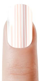 NagelGlück® Nagelfolie | 32 einfarbige Nagelfolien zum aufkleben | Nagelfolie selbstklebend, Nail Stickers, Nail Wraps, Nagellack zum aufkleben, Nagelfolien Starterset (Stripes Baby)