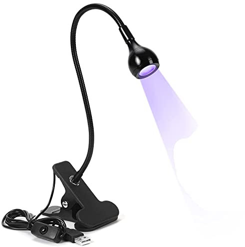 Lerkely LED UV Nail Dryer, LED Nail Lamp, UV Nail Lamp with Safety Clip for Gel Nails, Nail Manicure Tools