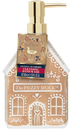 Baylis & Harding The Fuzzy Duck Winter Wonderland Festive Hand Wash Lebkuchenhaus Geschenk (1 Stück) – Vegan freundlich