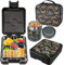 Bento-Lunchbox-Set für Kinder mit 284 ml Suppen-Thermo, auslaufsichere Lunchbehälter mit 4 Fächern, Kinder-Thermobehälter für heiße Lebensmittel und isolierte Lunchtasche für Kinder zur Schule,