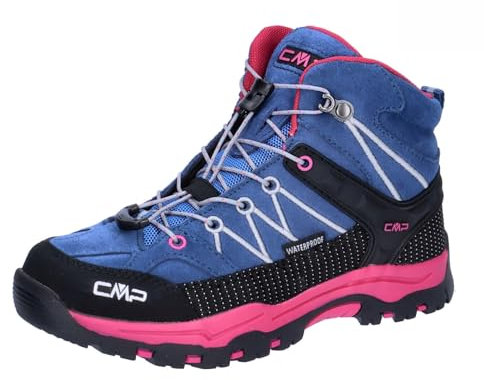 CMP Unisex Kinder Kids Rigel Mid Trekking Shoes Wp CMP - Kinder Rigel Mid Trekkingschuhe Wp, Ocean-Fuxia, 37, Ocean Fuchsia, 37 EU