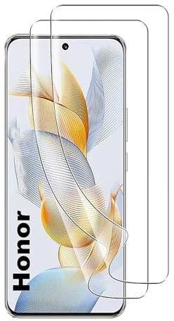 Protector de Pantalla para Honor 90, Película de Hidrogel Protectora HD Transparente, 2 unidades [NO vidrio templado]