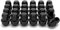 White Knight M14 x 1,50 Radmuttern für Ford F-150 (2015 - aktuell) | Mach-E | Transit | Expedition und Lincoln Navigator, Factory Style Black Chrome Extra Bulge Acorn - WN00809BK-24AM (24 Stück)
