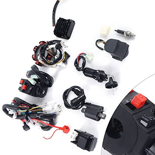 Faisceau de câbles électrique complet pour ATV, QUAD 150-250 300 CC, faisceau de câbles, redresseur, bobine de stator électrique CDI
