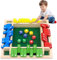 ChaneeHann Shut The Box - WüRfelspiel - Shut The Box Spiel - Spielbrett Mit 8 WüRfeln, Klappenspiel,Gesellschafspiel für die ganze Familie, Logikspiel für 2-4 Personen,für 2 bis 4 Spieler