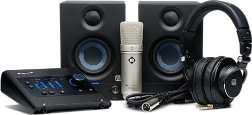 PreSonus Quantum ES Ultimate Bundle - 2-Channel USB-C Audio Interface - Studio One Pro DAW - Eris 3.5 Monitors - M9 Mic - HD9 Headphones
