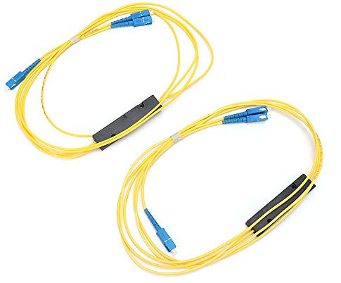 Baja Pérdida de Inserción, con Divisor de Fibra óptica 1x2, para de Comunicación de Fibra óptica, LAN óptica, CATV. FTTH, y Sensor de Fibra óptica, Instrumentos de medición.