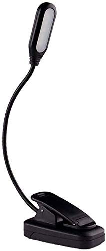 XINCXIN Veilleuse rétro, lampe de livre/lampe de lecture/lampe à pince avec 5 LED et soin des yeux for lire au lit, lampe de lecture portable, fonctionne sur piles,