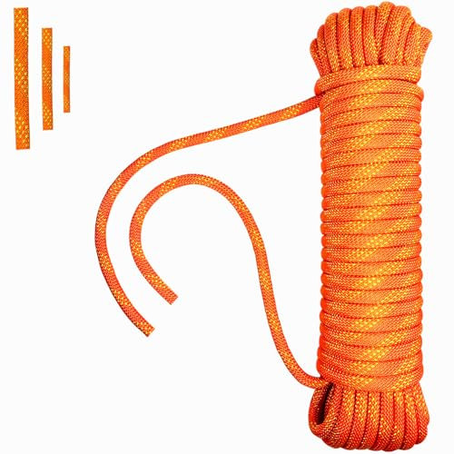 Tread Star Polypropylene Rope, Climbing Rope, Ship Rope, Anchor Rope, Boat Rope, Rappelling Rope, Swimming Rope, Tree Swing Rope, Static Rope, Nylon Rope, Rope for Boating (14 mm - 10 m)