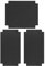 Seitenkoffer-Pads, Motorrad-Koffer-Abdeckungs-Set for Gepäckkoffer for BMW R1200GS LC Adventure ADV R 1250 GS DunMuan(For three cases)