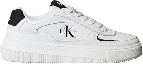 Calvin Klein Chunky Cupsole Low Lth Nu Wn Ml Yw0yw02001 Basso TopDonna
