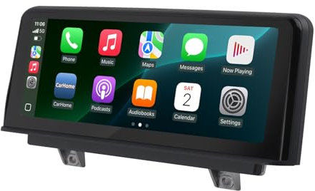 Autoradio mit Carplay/Android Auto für BMW F20/F21(2011-2016) F23 Cabrio(2013-2016) F30/F31/F33/F34/F36/3GT (2012-2016) NBT System Radio FM/AM Touchscreen