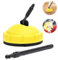 Nettoyeur de surface haute pression pour Karcher K1 K2 K3 K4 K5 K7, pour nettoyeur de terrasse Karcher, brosse rotative à long manche, outil de nettoyage extérieur pour terrasse, voiture (B)