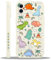 Yoedge Handyhülle für iPhone 11 Hülle, Aesthetic Anime Blau Muster Dinosaurier Design Mädchen Frauen Cover, Dünn Weich Silikon Stoßfest Case Kratzfest Schutzhülle für iPhone11 6,1, Clouds