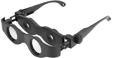 Plyisty 3X Fishing Binocular Glasses, Lightweight Opera Glasses for Adults | with Yellow Polarized Lens, for Fishing, Bird Watching, Sports, Concerts, Theater, Opera, TV