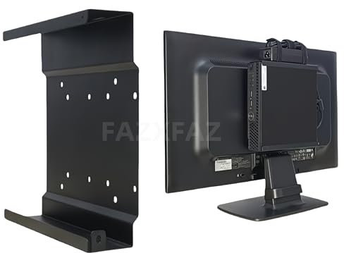 Mini support de montage en métal pour Dell OptiPlex 3040M 3050M 3060M 7060M 3070M 3080M 3090M MFF Micro Series Petit rack hôte à suspendre au mur