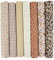 7er Set Baumwollstoff 50x50cm – Stoffe zum Nähen, Patchwork Stoffe, Stoffreste – DIY Stoff für Basteln, Quilten, Deko & Puppenkleidung – 100 % Baumwolle, Verschiedene Designs (Braun, 50x50cm)