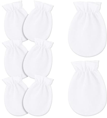 Mittens Baby Newborn, No Scratch Soft Gloves for Baby Boy Girl 0-6 Months