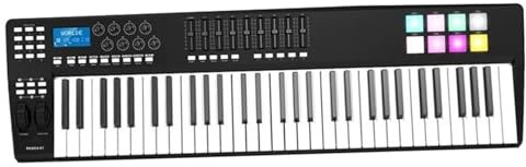 Pianoforte Elettronico Professionale Tastiera MIDI USB Portatile Per Pianoforte Elettronico A 61 Tasti Per Principianti E Adulti