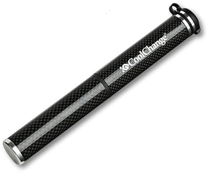 Lagomloot Pompe à vélo haute pression, en fibre de carbone et alliage d'aluminium, gonfleur portable 110 psi, pour vélo avec clip de fixation et ceinture