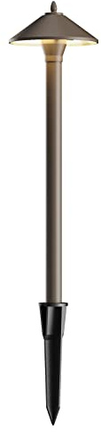 Malibu 8308-9103-01 10 Watt Pro Style Light Decorative Pathway Landscape Lights, Low Voltage Pro Path Yard Lights for Garden Landscape Path Pathway Lights Lawn Lamp, Aged Brass by Malibu