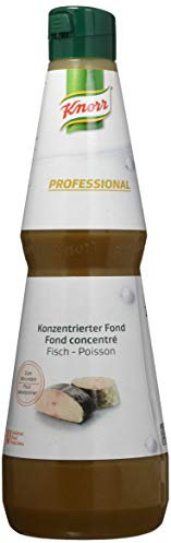 Knorr Professional Fischfond konzentriert (ausgewogene Basis für Saucen und Suppen) 1er Pack (1x1L)
