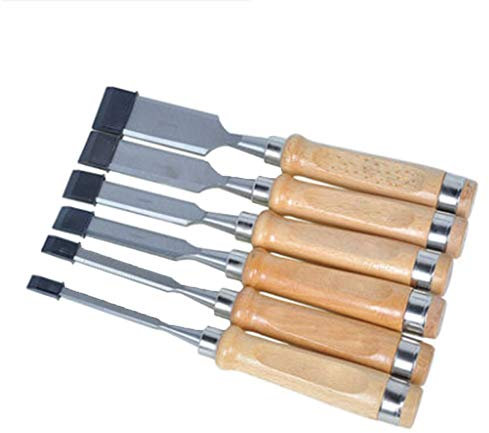 Professional Wood Carving Chisel Set - 6 Piece Sharp Woodworking Tools - Great for Beginners