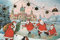 Adventskalenderkarten 3 Stück Hannover Nostalgie Weihnachten Grußkarten Goldprägung Kunstkarte Weihnachtsgruß