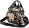 LaRechor Elefant Tasche Damen Frauen Umhängetasche Schultertasche Handasche Nylon Rucksack Schulrucksack mit Großer Kapazität Kleine Reisetasche Leicht National Vintage