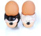 B2SEE LTD Eierbecher Set - Modell Schafe schwarz und Weiss 2-er Set