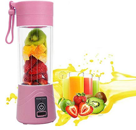 Fruit Juicer, Vangonee 380ML Portable Juicer USB Electric Smoothie Maker Fruit Shaker Bottle for Kitchen Fruit