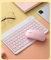 ISMMIK Mouse Bluetooth wireless compatibile con laptop/Macbook/iPad/iPhone Android/PC, mini mouse silenzioso ricaricabile per Windows/Linux, 3 DPI regolabile Bluetooth mouse ergonomico rosa